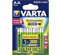 Аккумуляторы Varta 2600 mAh (4 шт)