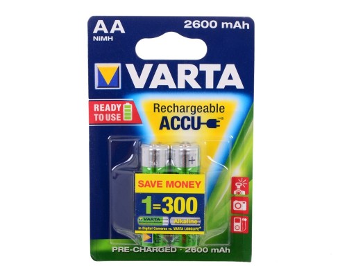 Аккумуляторы Varta 2600 mAh (2 шт)