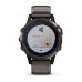 Умные часы Garmin Fenix 5 Plus Sapphire титановые серый DLC с титановым DLC ремешком