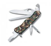 Туристический нож Victorinox Trailmaster Camouflage, серрейторное лезвие (0.8463.MW94)